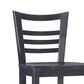 Linon Home Decor Blairmont Bar Stool in Deep Brown Stain, , large