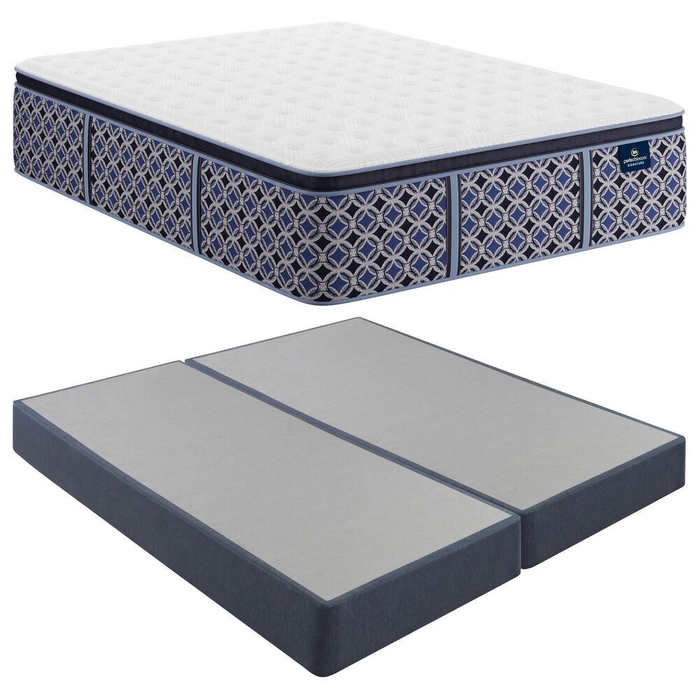 Serta Perfect Sleeper Signature Cottonwood Valley Medium Pillow Top California King Mattress with High Profile Box Springs, , large