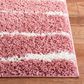 Safavieh Venus Shag VNS603U 5"3" x 7"6" Pink and Ivory Area Rug, , large