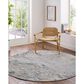 Surya Brunswick Dusty Sage, Taupe, Light Gray, White, Pale Blue, Olive, Teal, Light Sage and Navy 7"10" Round Area Rug, , large