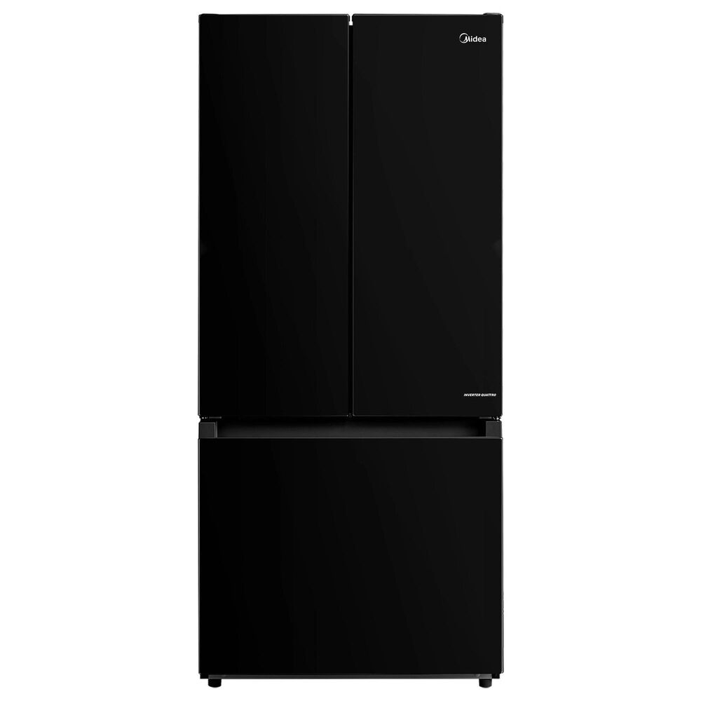 Midea 18 Cu. Ft. French Door Refrigerator in Black, , large