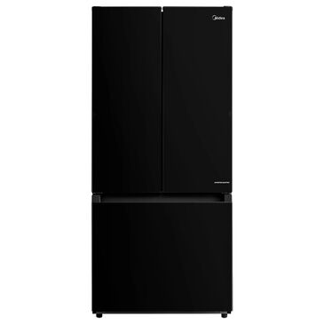 Midea 18 Cu. Ft. French Door Refrigerator in Black, , large