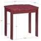 Linon Home Decor Adirondack End Table in Red, , large
