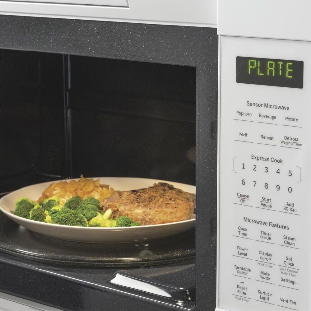 GE Appliances 1.9 Cu. Ft. Over-the-Range Microwave with Sensor in White, , large