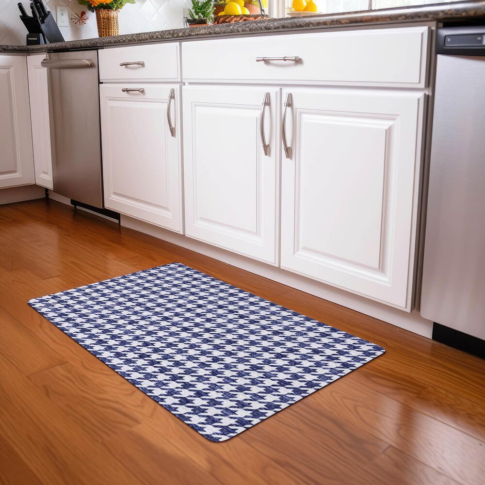 Dalyn Rug Company Hinton 1&#39;8&quot; x 2&#39;6&quot; Navy Indoor/Outdoor Area Rug, , large