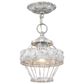 Golden Lighting Ferris Semi-Flush with Chain in Oyster, , large