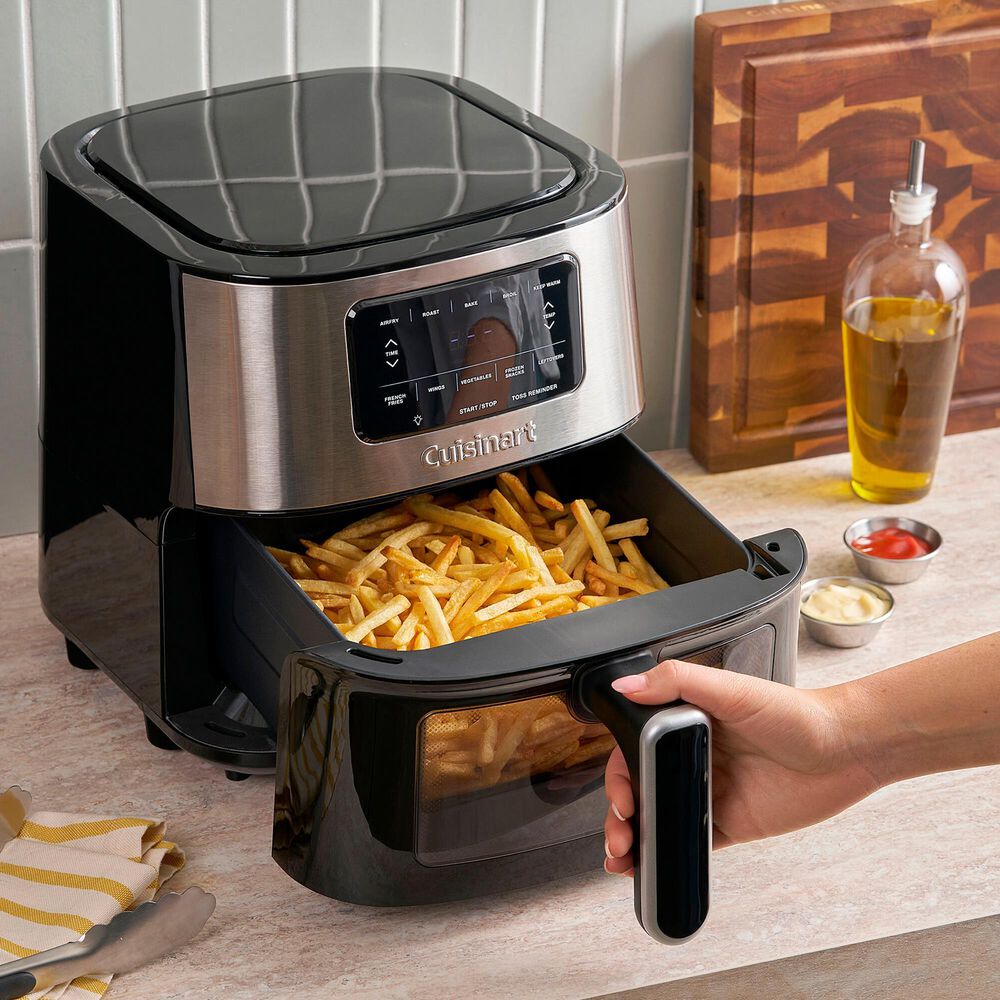 Cuisinart 6-Quart Basket Air Fryer in Black Stainless, , large