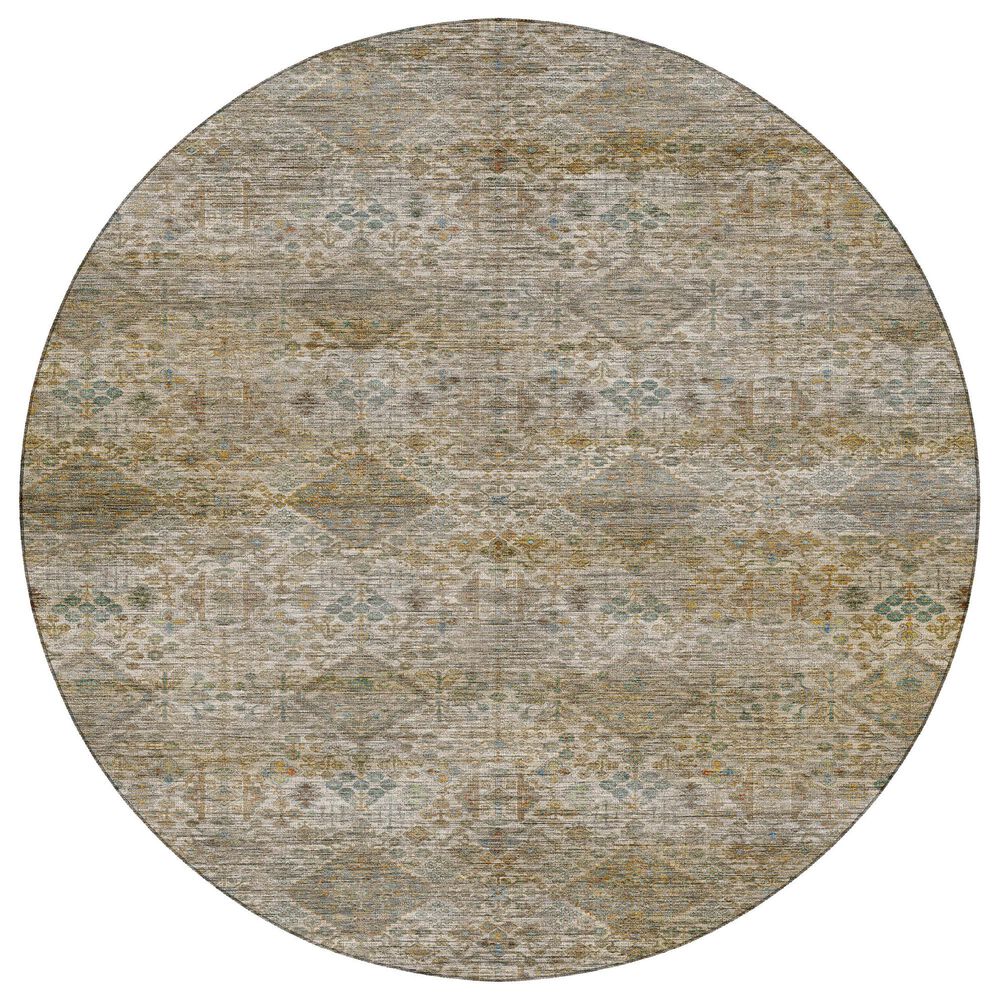 Dalyn Rug Company Aristo AR1 Ivory 8" Round Area Rug, , large