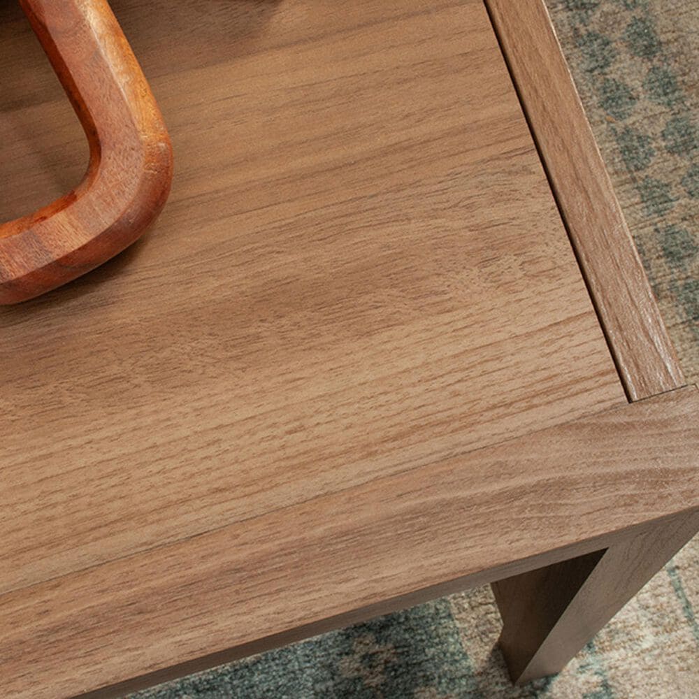 Sauder Pacific View L-Shaped Desk in Saddle Walnut, , large