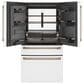 Cafe 27.8 Cu. Ft. Capacity 4-Door Smart French Door Refrigerator in Matte White, , large