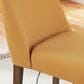 Ashley Lyncott Side Chair with Mustard Yellow Cushion in Brown, , large