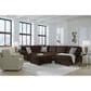 ASHLEY Kimlee 3-Piece Stationary Right Arm Facing Sectional with Chaise in Chocolate, , large