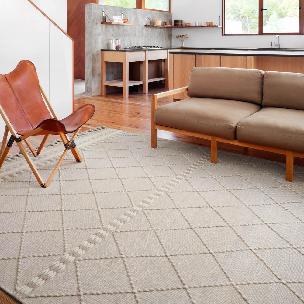 Loloi II Sawyer SAW-05 3&#39;6&quot; x 5&#39;6&quot; Silver Area Rug, , large