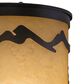 Vaxcel Bozeman 1-Light Bear Wall Sconce in Burnished Bronze, , large