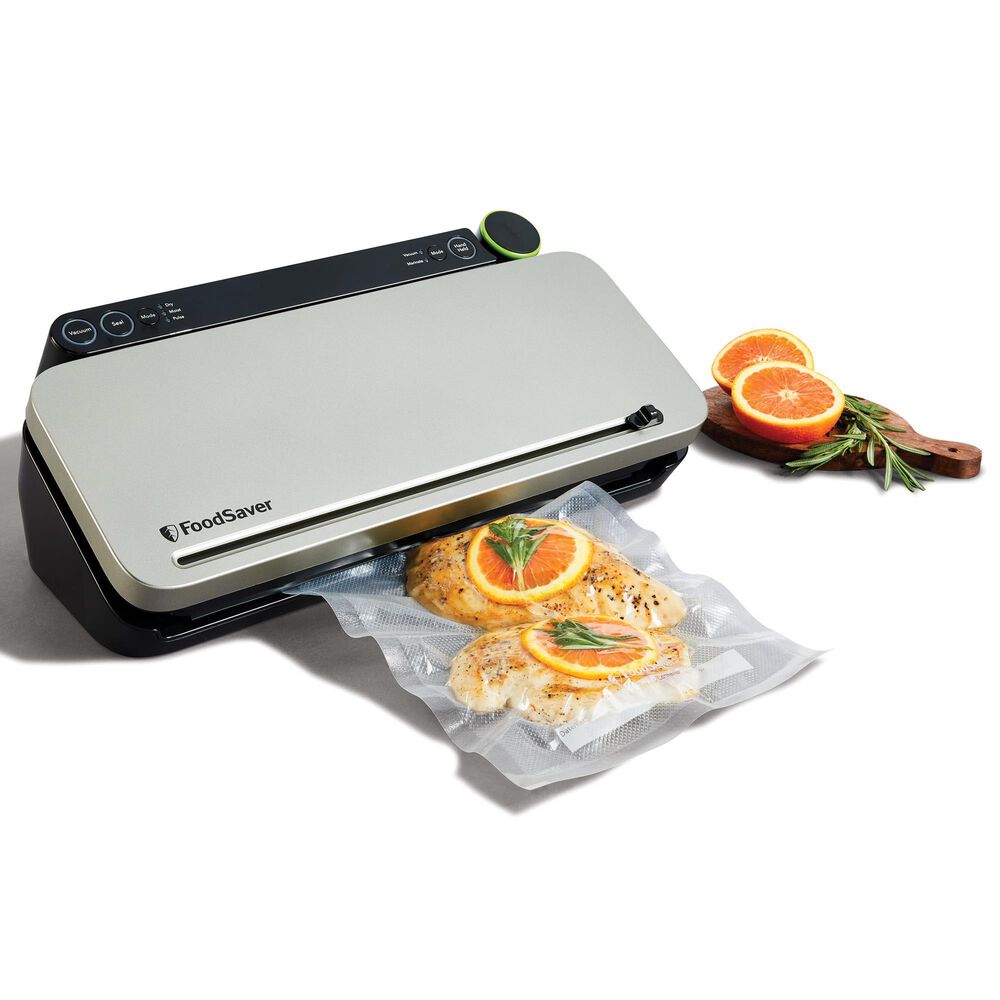 FoodSaver Premier Multi-Use Vacuum Sealing System with Food Preservation in Stainless Steel and Black, , large