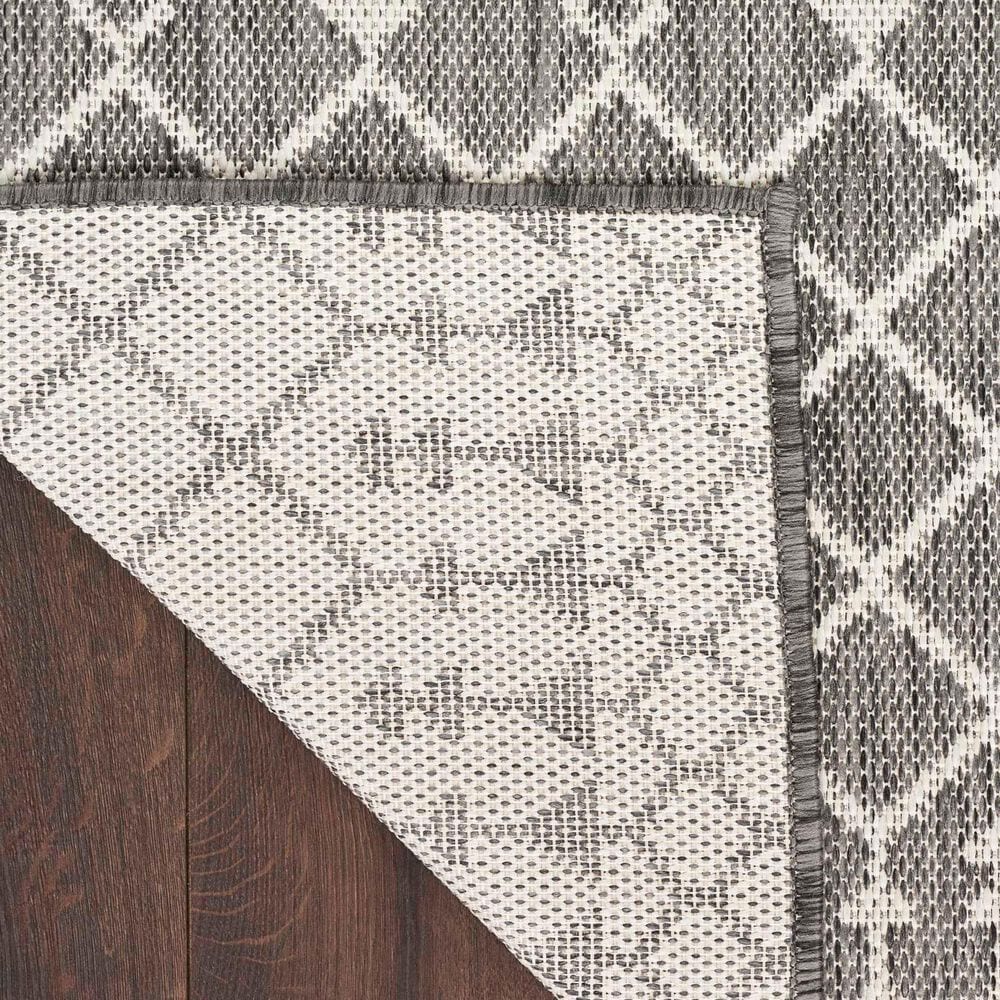 Nourison Positano Southwestern Charcoal 5&#39; x 7&#39; Indoor/Outdoor Area Rug, , large