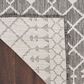 Nourison Positano Southwestern Charcoal 5" x 7" Indoor/Outdoor Area Rug, , large