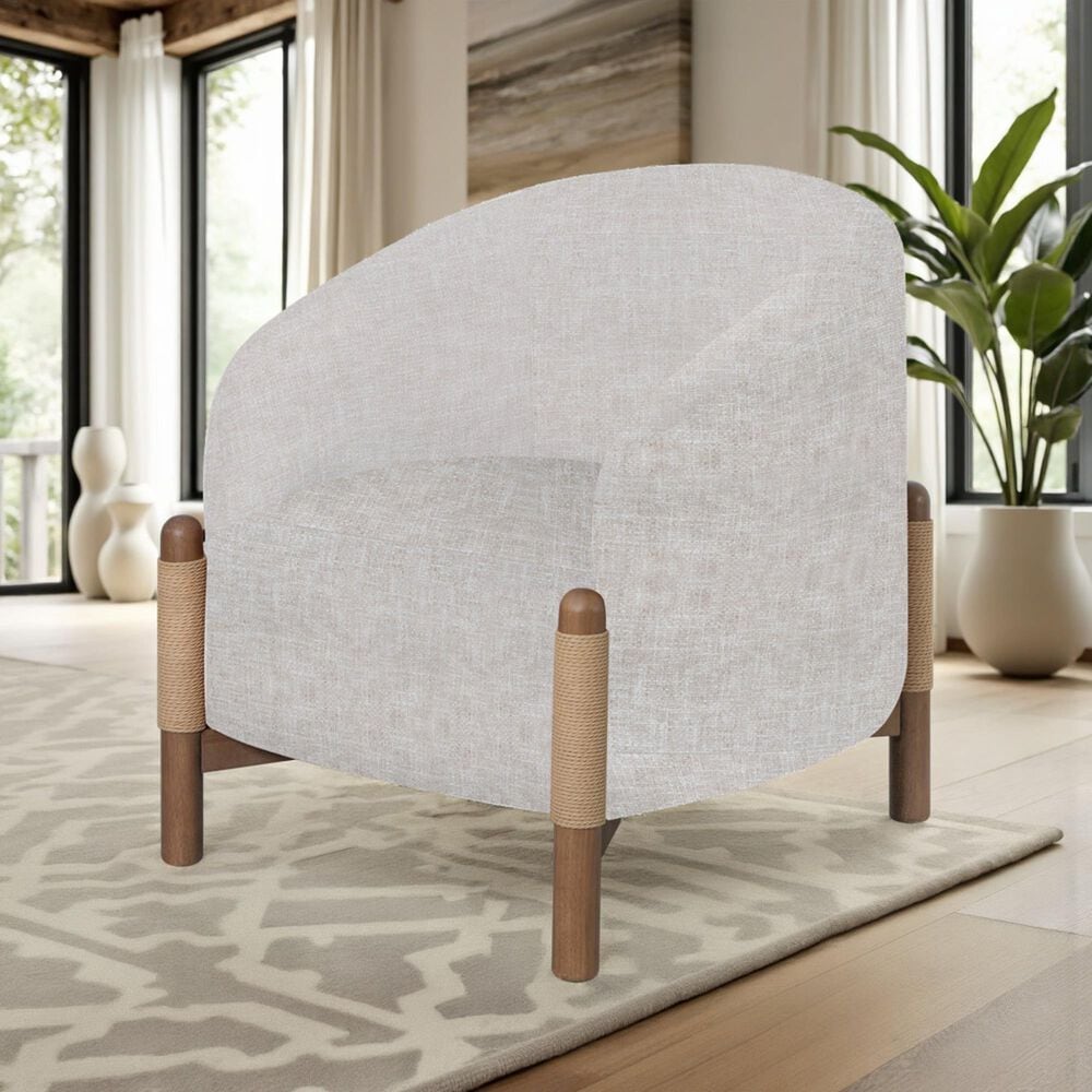 Blue River Stormy Accent Chair in Butter Cream, , large