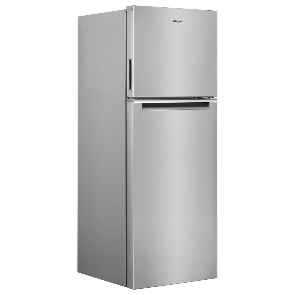 Whirlpool 12.9 Cu. Ft. Small Space Top Freezer Refrigerator in Fingerprint Resistant Stainless Steel, , large