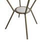 Uttermost Refuge Side Table in White and Gold, , large