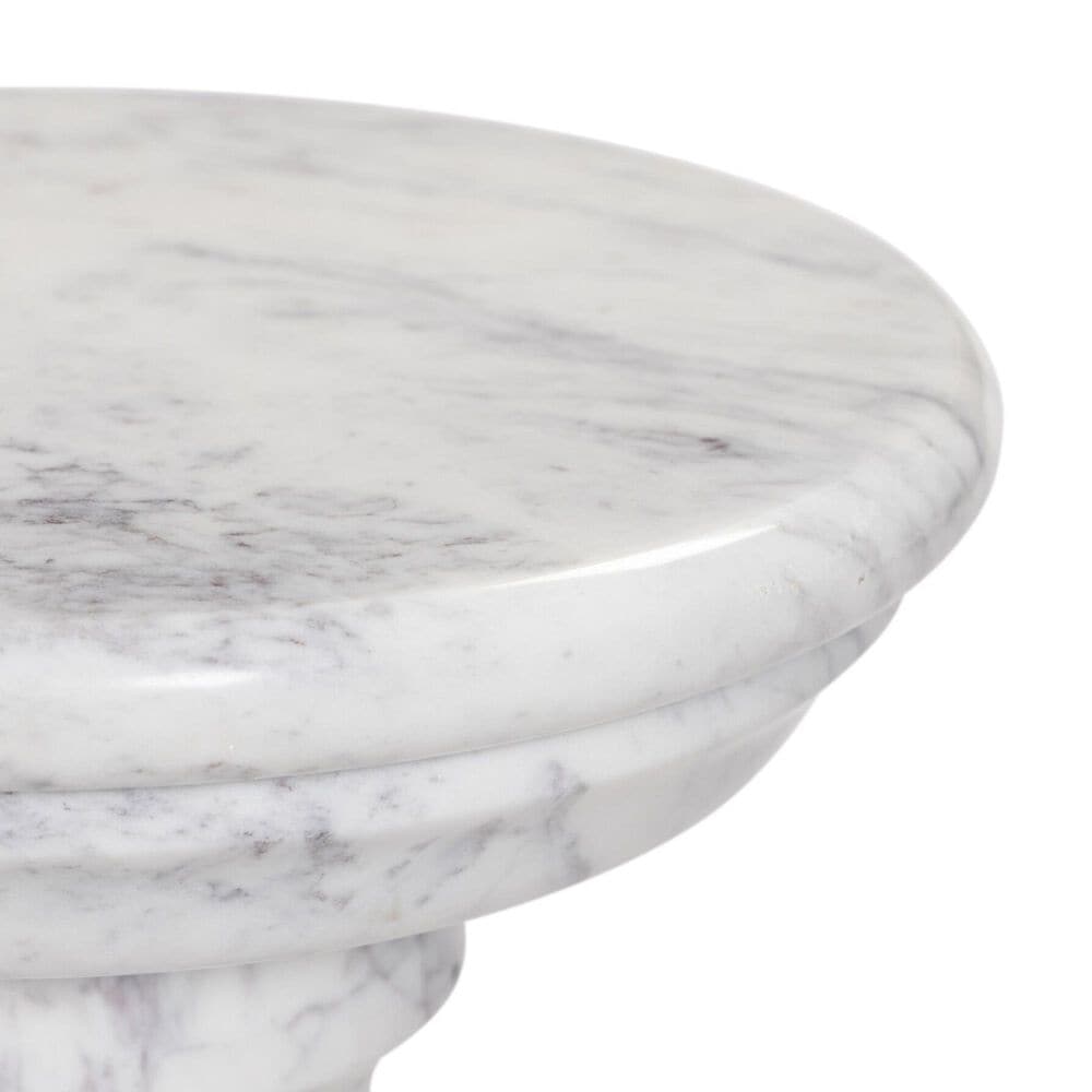 Four Hands Cyprus End Table in White, , large