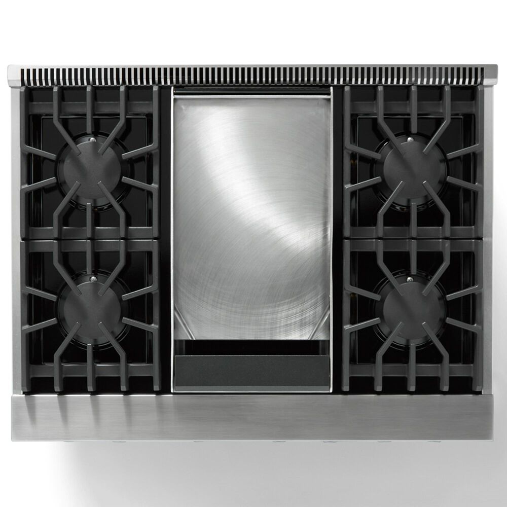 Viking Range 5 Series 36" Sealed Burner Gas Range in Stainless Steel, , large