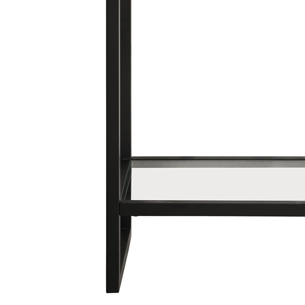 James Martin Vanities Boston 20&quot; Single Bathroom Vanity in Matte Black with 3 cm White Glossy Resin Countertop and Rectangular Sink, , large