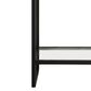 James Martin Vanities Boston 20" Single Bathroom Vanity in Matte Black with 3 cm White Glossy Resin Countertop and Rectangular Sink, , large