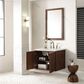 James Martin Vanities Amberly 30" Single Bathroom Vanity in Mid-Century Walnut with 3 cm Lime Delight Quartz Top and Rectangular Sink, , large
