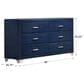 Pacific Landing Melody 6 Drawer Dresser in Pacific Blue, , large
