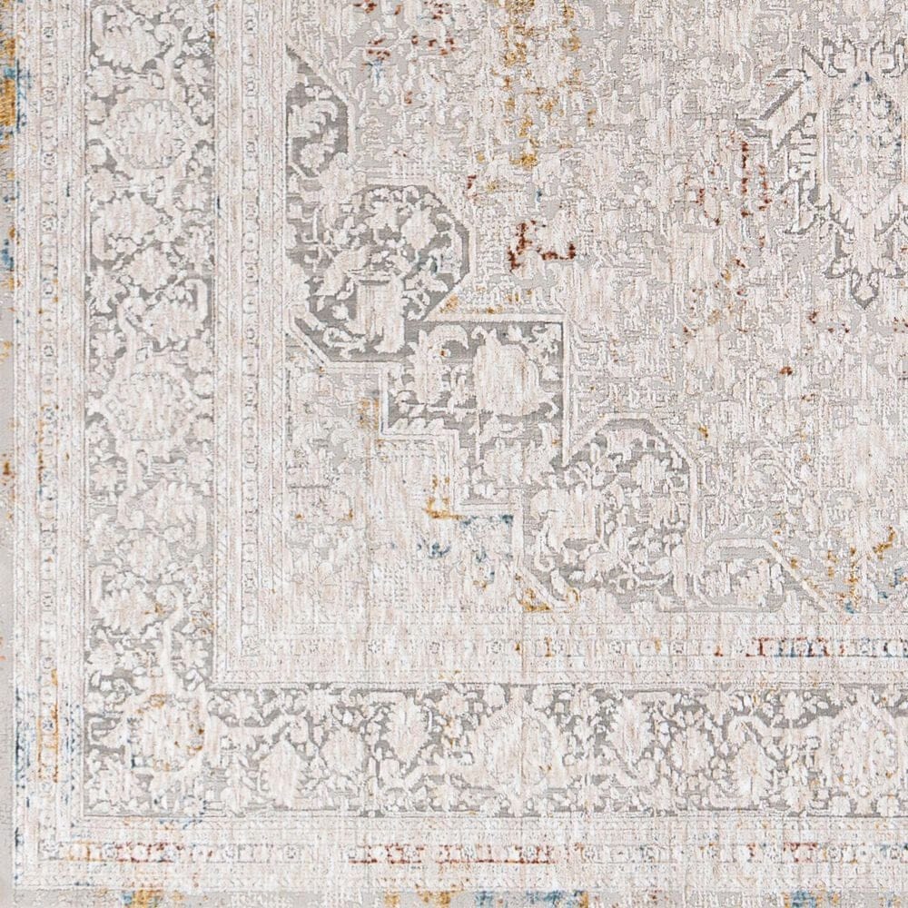 Surya Carmel 6&#39;7&quot; x 9&#39;6&quot; Medium Gray and Taupe Area Rug, , large