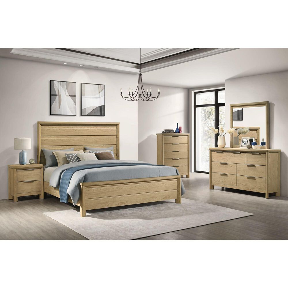 Mayberry Hill Grapevine Queen Bed in Natural Finish, , large