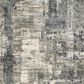 Loloi Cascade CAS-03 3"7" x 5"7" Ivory and Charcoal Area Rug, , large