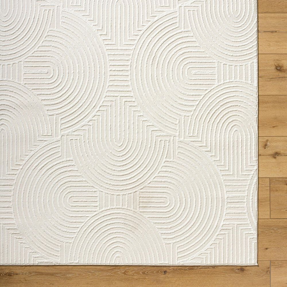 Surya Alder ALD-2323 5&#39; x 7&#39; Cream and Ivory Area Rug, , large