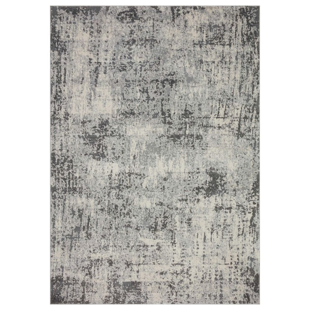 Loloi II Austen 3"11" x 5"7" Pebble and Charcoal Area Rug, , large