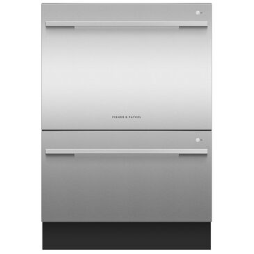 Fisher & Paykel Built-In Tall Double Drawer Dishwasher in EZKleen Stainless Steel, , large