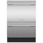 Fisher & Paykel Built-In Tall Double Drawer Dishwasher in EZKleen Stainless Steel, , large