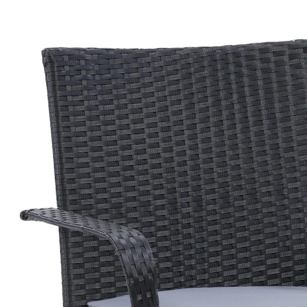 CorLiving Parksville Patio Dining Chair in Black/Ash Gray &#40;Set of 2&#41;, , large