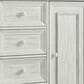 Oxford Baby Weston 4 Drawer 4 Shelf 1 Door Chifferobe in Vintage White, , large