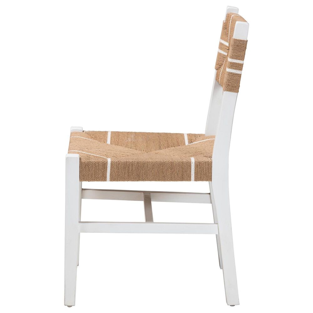Baxton Studio Talli Side Chair in White, , large