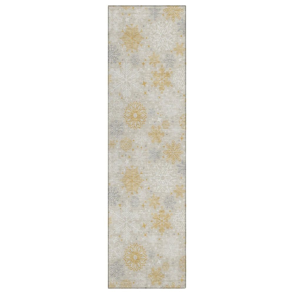 Dalyn Rug Company Wonderland WN31 2"3" x 7"6" Beige Indoor/Outdoor Runner, , large
