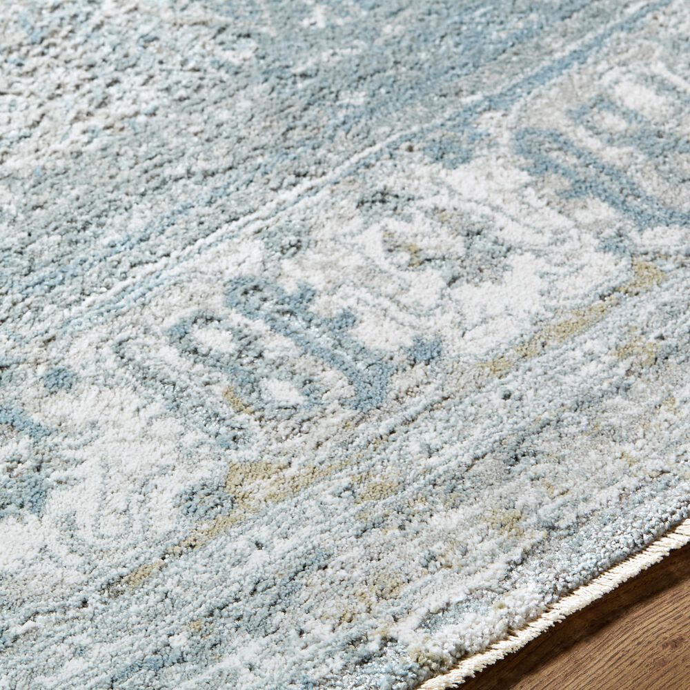 Surya Brunswick Cream, Light Gray, Charcoal, Light Brown and Mustard 2'7" x 10' Runner, , large