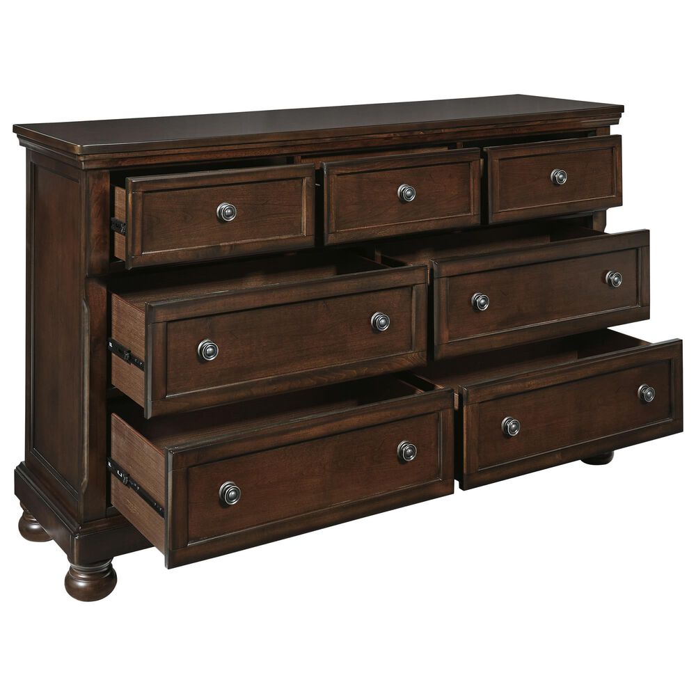 Millenium Porter 5-Piece King Bedroom Set in Rustic Brown, , large