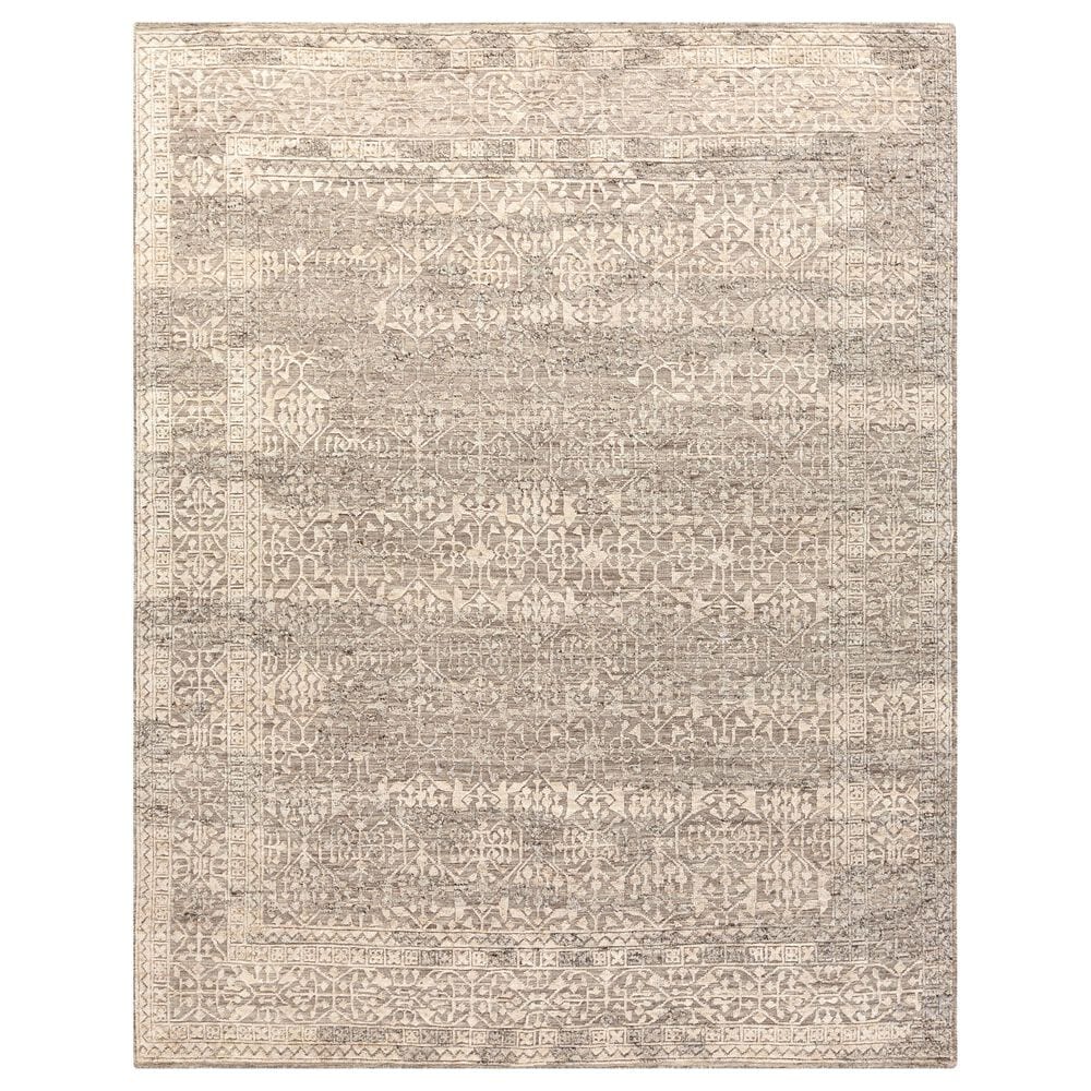 Surya Tunus 8" x 11" Medium Gray, Charcoal and Cream Area Rug, , large