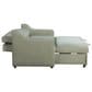 Lifestyle Solutions Delmar Convertible Loveseat with Sage Cushion in Brown, , large