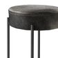 Four Hands Nocona Counter Stool in Gunmetal and Natural Hide in Black, , large