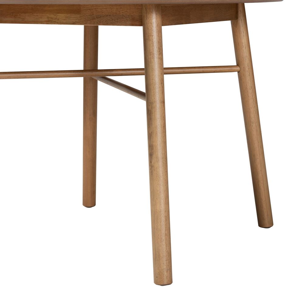 Baxton Studio Denmark Dining Table in Brown - Table Only, , large