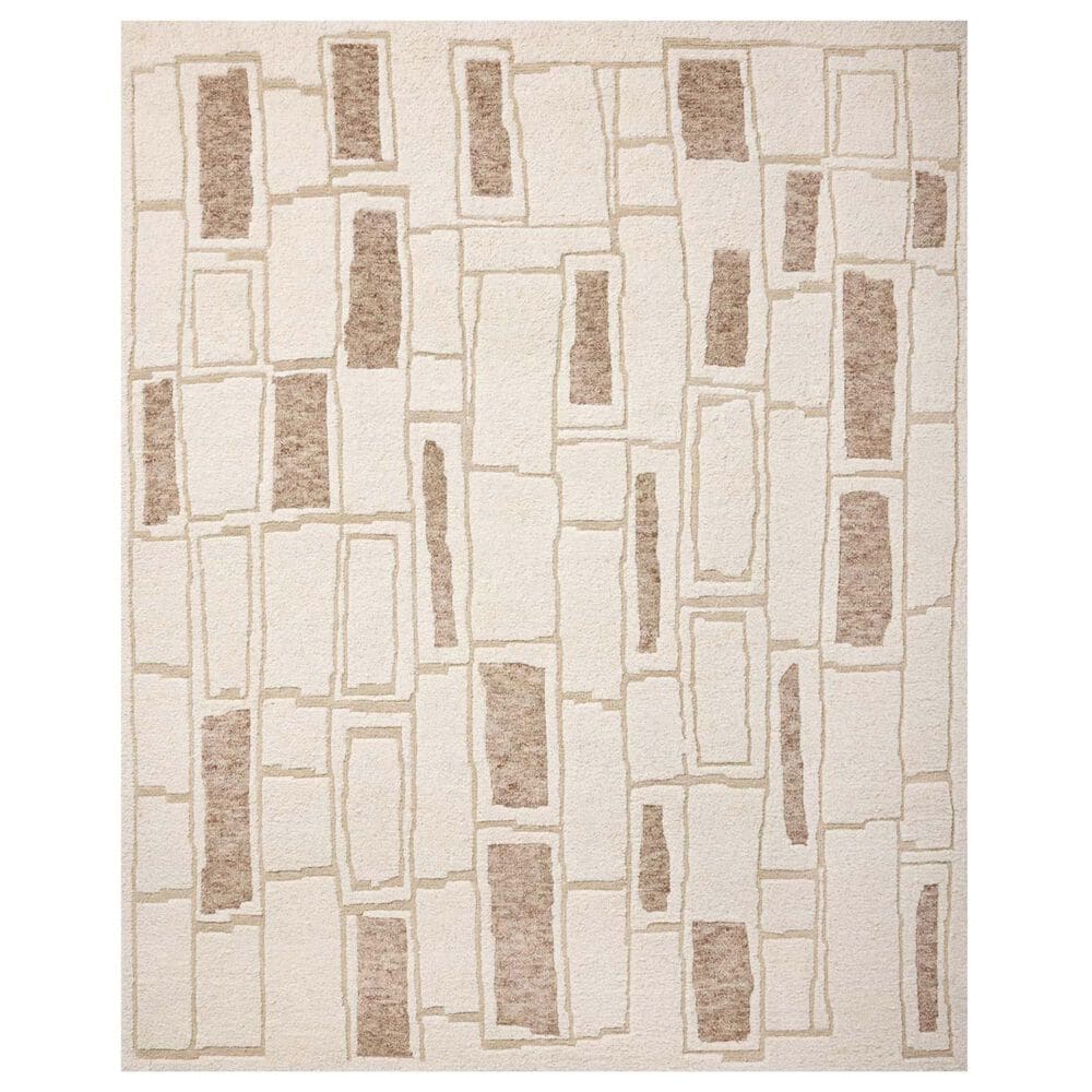 Loloi Octavia 4" x 6" Ivory and Natural Area Rug, , large