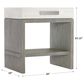 Bernhardt Foundations Nightstand in Linen and Light Shale, , large