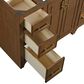 37B Lucerne 48" Single Bathroom Vanity in Dark Maplewood with Marble Top and Backsplash, , large